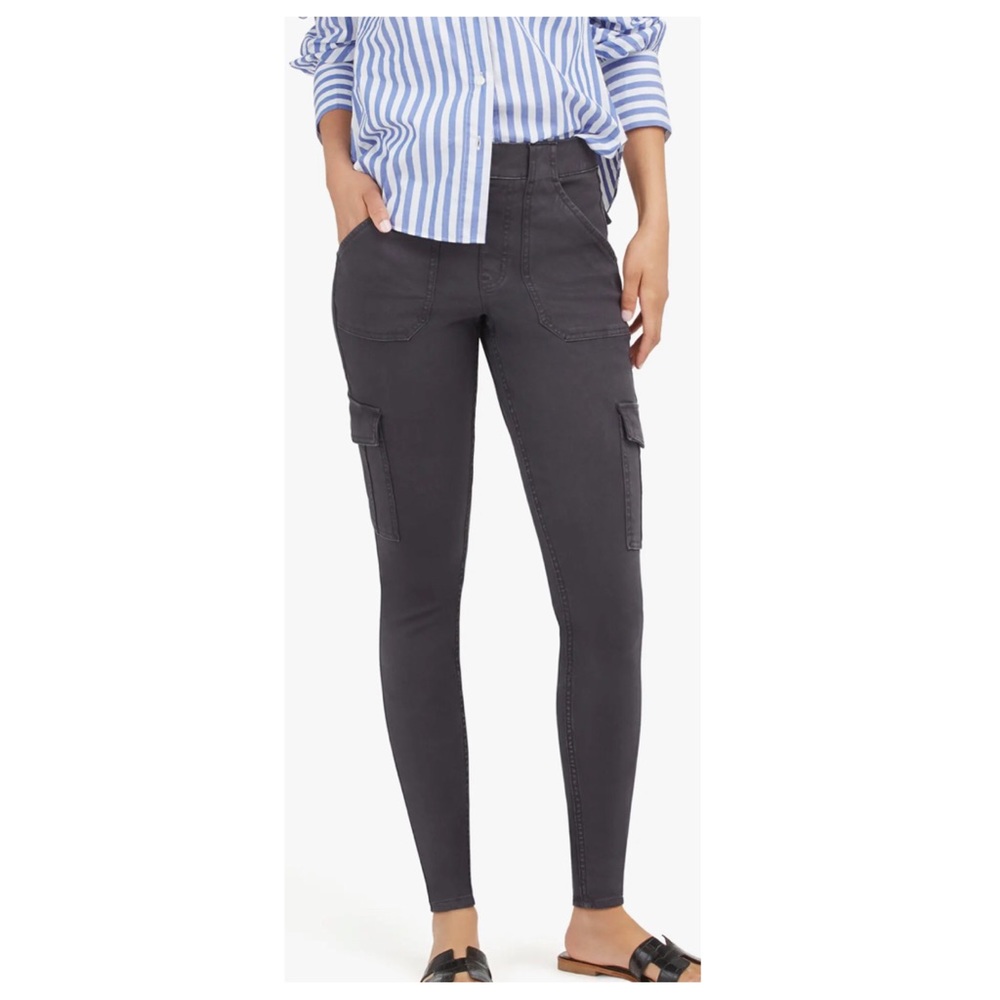 SPANX Gray Cargo Pants